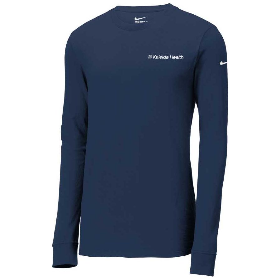 Nike Unisex Dri Fit Cotton/Poly Long Sleeve Tee