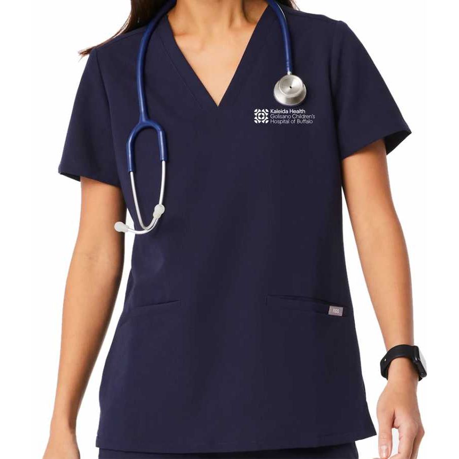 FIGS Women's Casma Three Pocket Scrub Top - Golisano