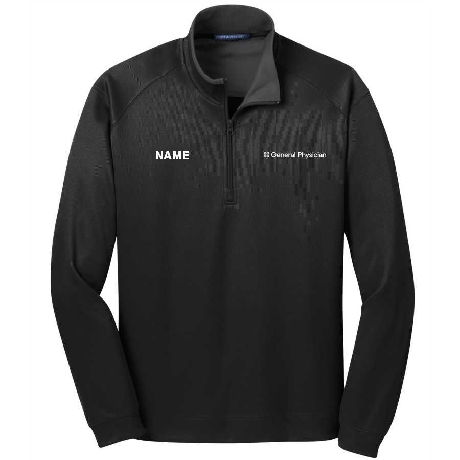 Port Authority Men's Vertical Texture 1/4 Zip Pullover - General Physician