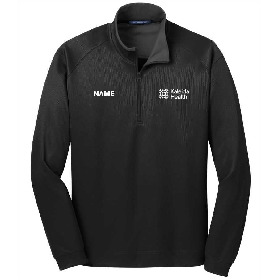 Port Authority Men's Vertical Texture 1/4 Zip Pullover - Kaleida