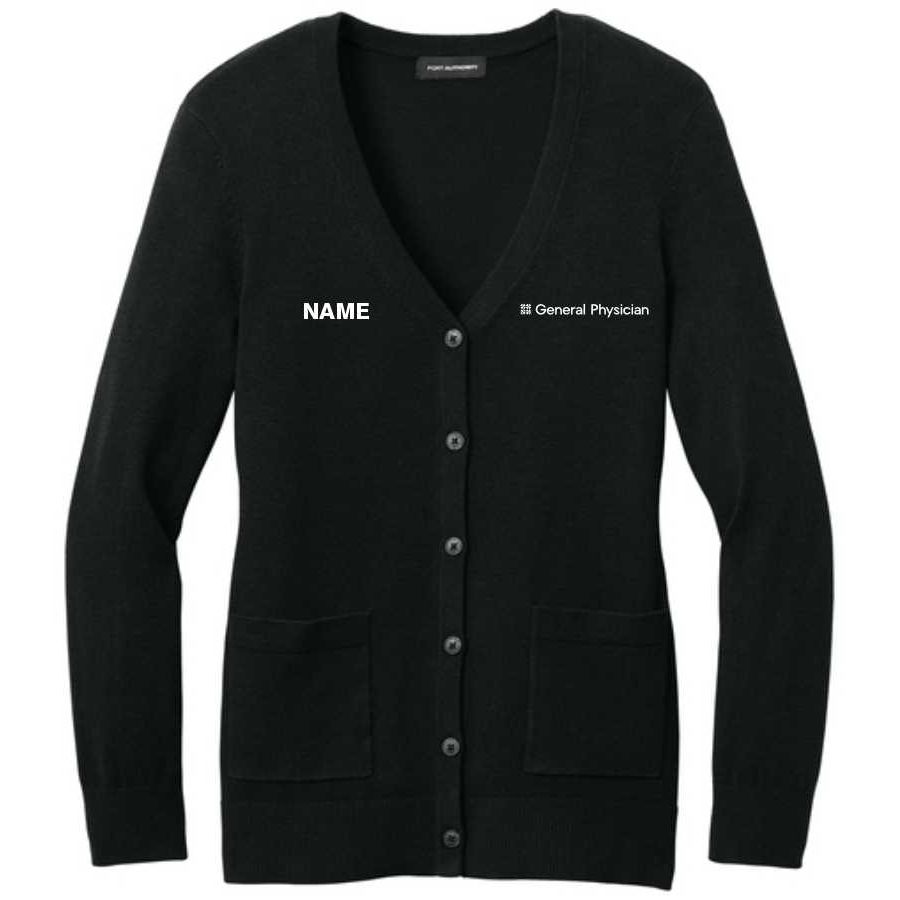 Port Authority Women's Easy Care Button Up Cardigan Sweater - General Physician