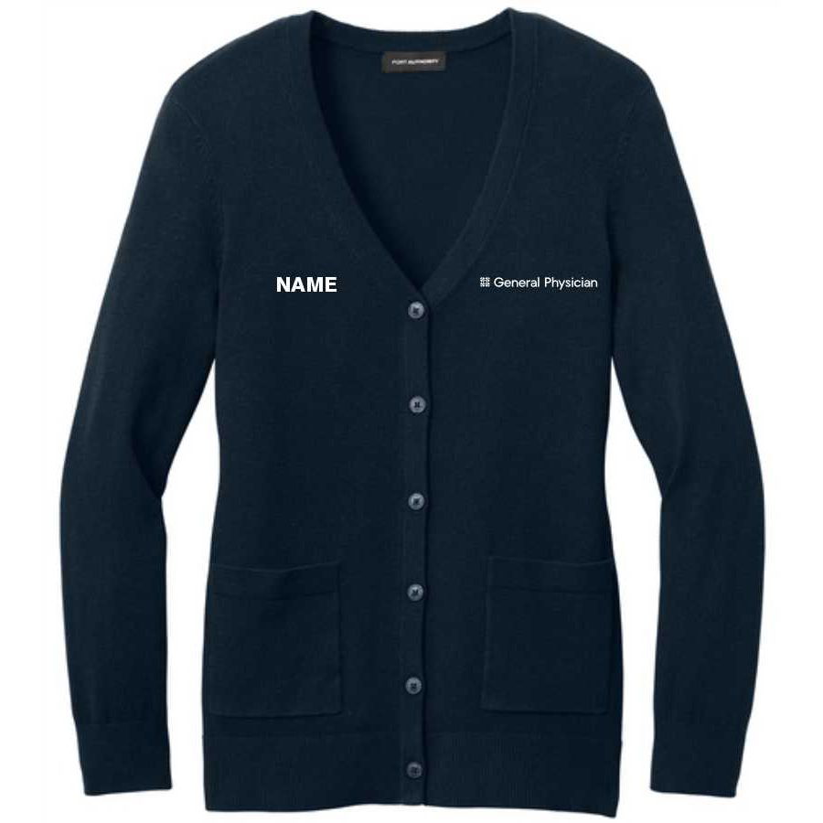 Port Authority Women's Easy Care Button Up Cardigan Sweater - General Physician
