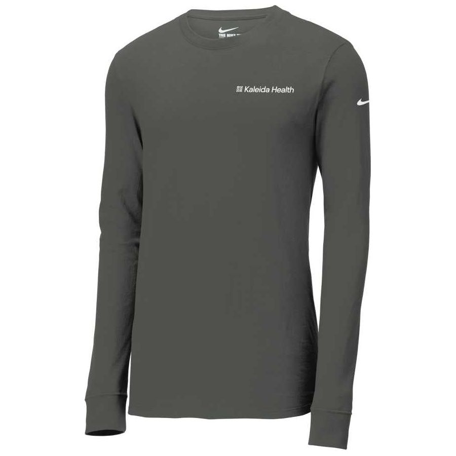 Nike Unisex Dri Fit Cotton/Poly Long Sleeve Tee