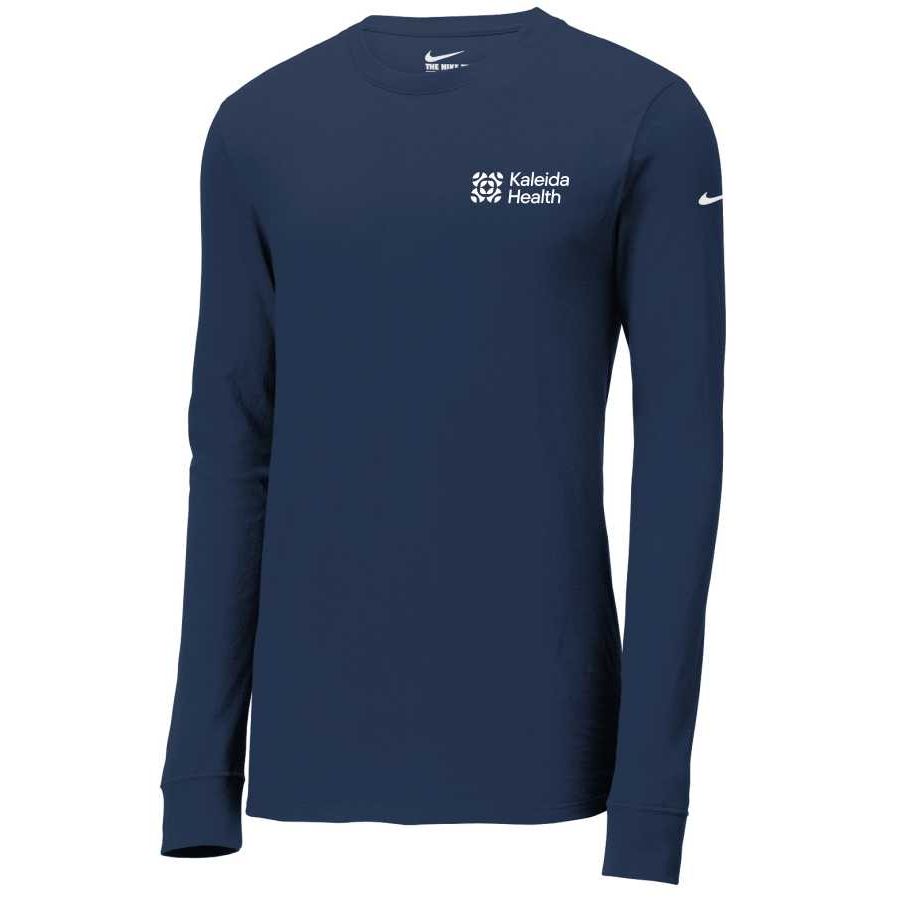 Nike Unisex Dri Fit Cotton/Poly Long Sleeve Tee - Kaleida