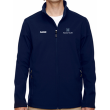 Load image into Gallery viewer, Core 365 Men&#39;s Cruise Two Layer Fleece Bonded Soft Shell Jacket-Navy