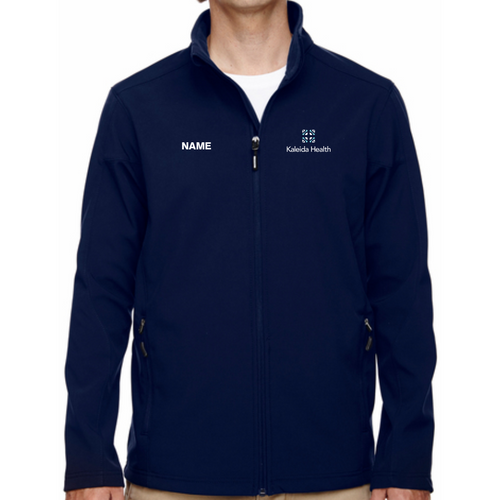 Core 365 Men's Cruise Two Layer Fleece Bonded Soft Shell Jacket-Navy