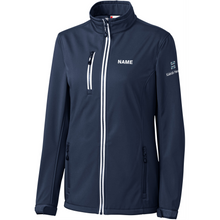 Load image into Gallery viewer, Clique Women&#39;s Telemark Softshell Jacket-Navy